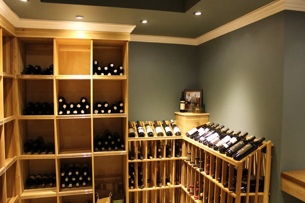 Wine cellar in the basement by APEC Electrical Contractors, Inc. - Photo 5