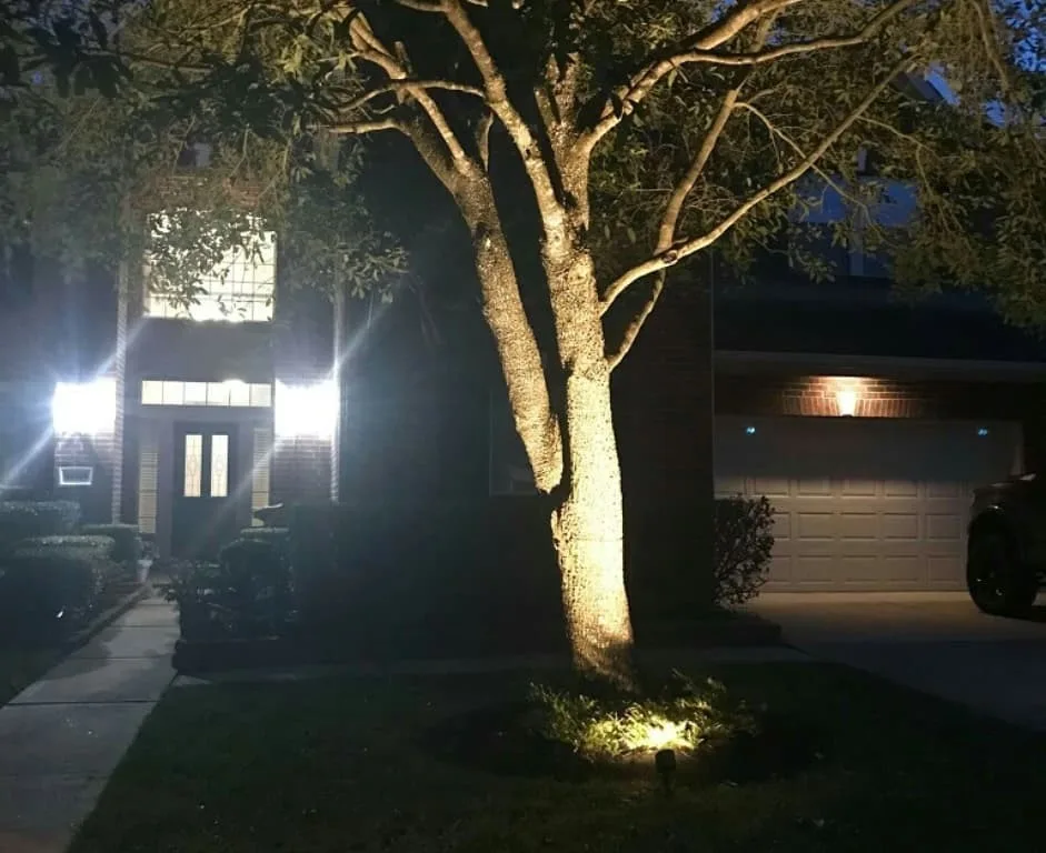 Cypress, TX Landscape Lighting Setup by Wired Electrical Services - Photo 2