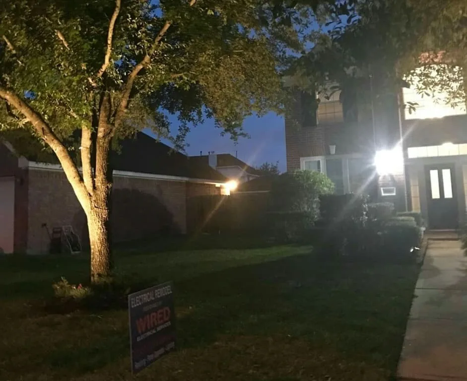 Cypress, TX Landscape Lighting Setup by Wired Electrical Services - Photo 4