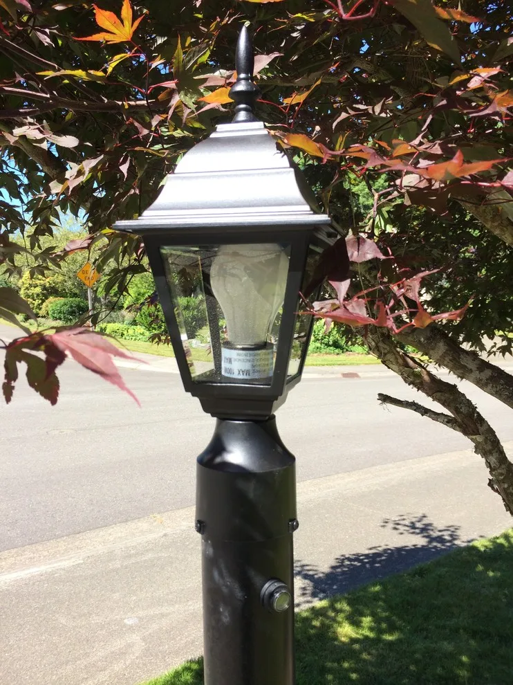 Upgrade lamp post fixture and install photoelectric sensor by Reddy Watt Electrical - Photo 2