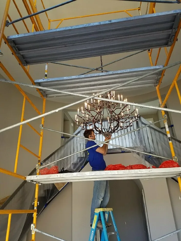 Toll Brothers Home Light Fixture Installation by Specialized Creative Power Electrical, Inc - Photo 4