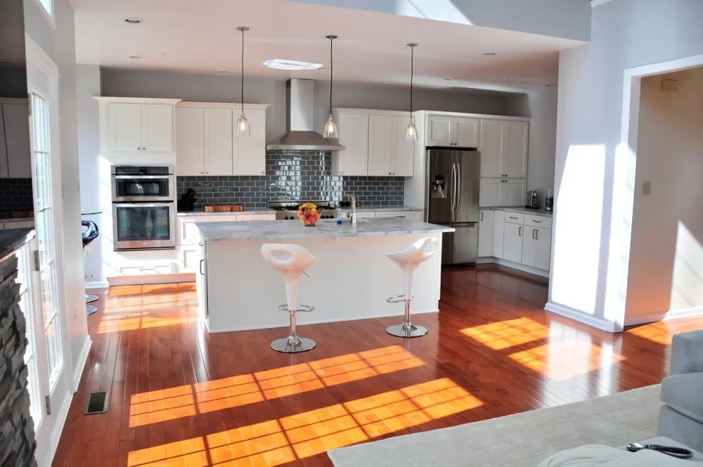 Newtown Square PA Shaker Kitchen in Bright White by Main Line Kitchen Design - Photo 5