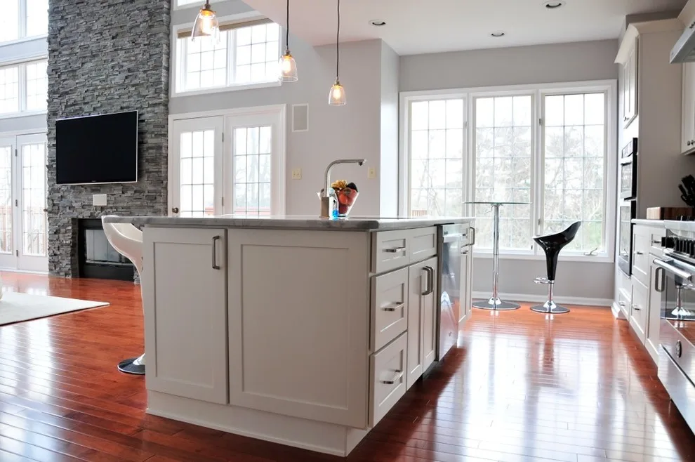 Newtown Square PA Shaker Kitchen in Bright White by Main Line Kitchen Design - Photo 3