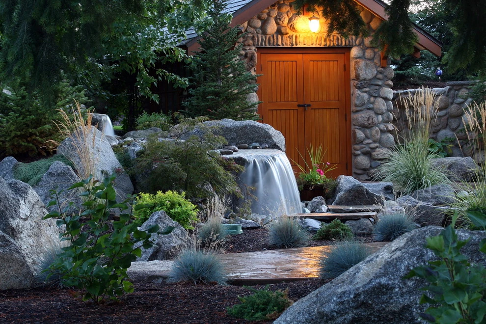Northwest Water + Light + Concrete by Alderwood Landscape Architecture And Construction - Photo 11