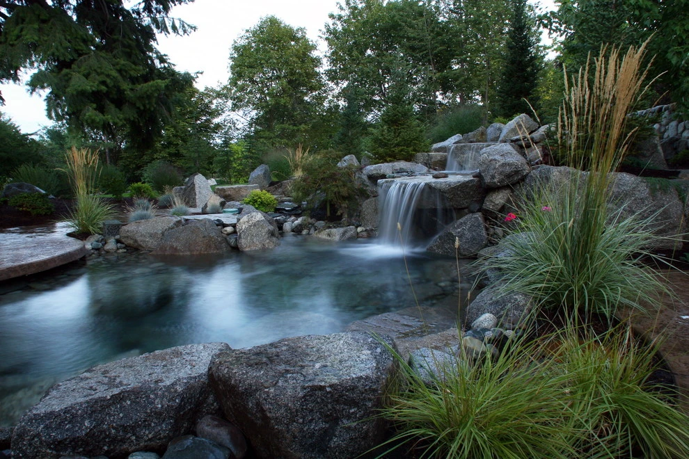 Northwest Water + Light + Concrete by Alderwood Landscape Architecture And Construction - Photo 8