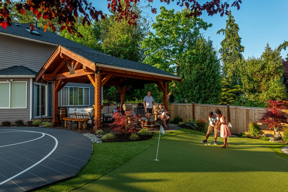 Northwest Backyard Sport Park by Alderwood Landscape Architecture And Construction - Photo 4