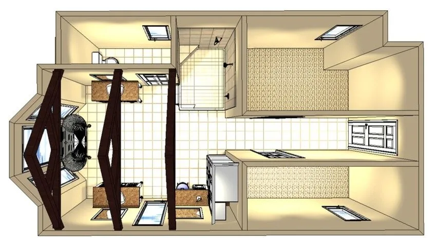 Innovative Master Bathroom by Lonny @ Mentor Lumber - Photo 13