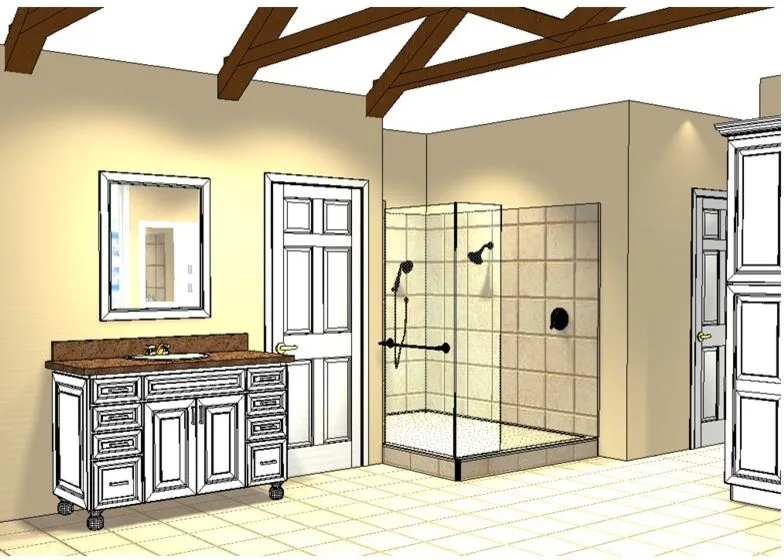 Innovative Master Bathroom by Lonny @ Mentor Lumber - Photo 5
