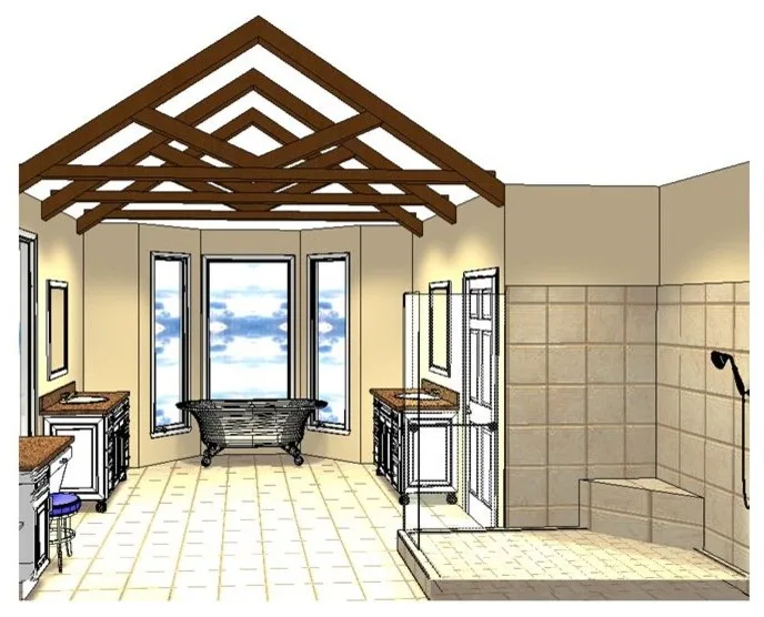 Innovative Master Bathroom by Lonny @ Mentor Lumber - Photo 28