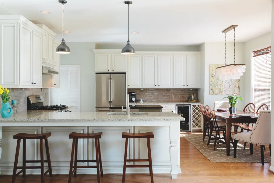 Transitional Oak Kitchen Renovation by Interiors By Abraham - Photo 7