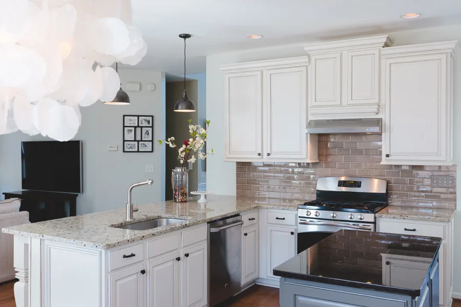 Transitional Oak Kitchen Renovation by Interiors By Abraham - Photo 2