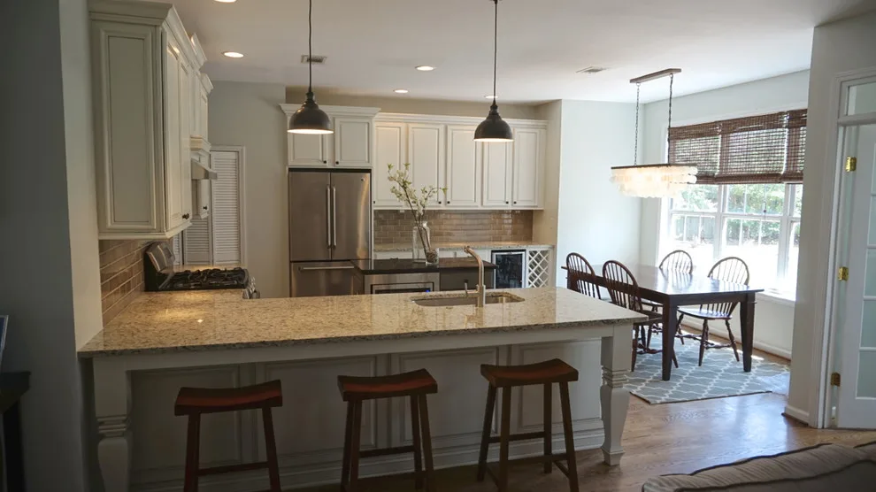 Transitional Oak Kitchen Renovation by Interiors By Abraham - Photo 16
