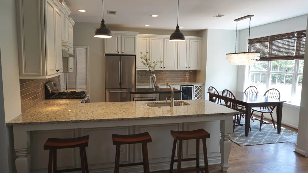 Transitional Oak Kitchen Renovation by Interiors By Abraham - Photo 10