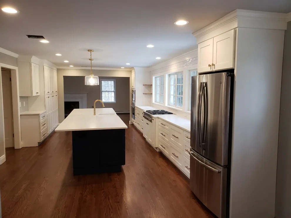 Azure and Ivory Open Plan Kitchen by Radzwillas Kitchen And Bath Design - Photo 7