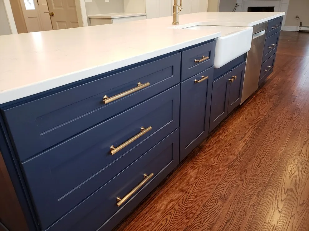 Azure and Ivory Open Plan Kitchen by Radzwillas Kitchen And Bath Design - Photo 15