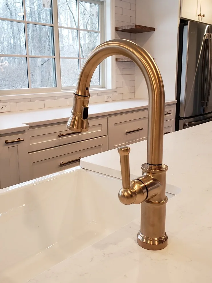 Azure and Ivory Open Plan Kitchen by Radzwillas Kitchen And Bath Design - Photo 3