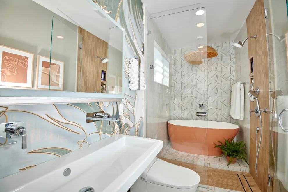Natural and Intimate Spa Bathroom by Signature Designs Kitchen | Bath | Interiors - Photo 3