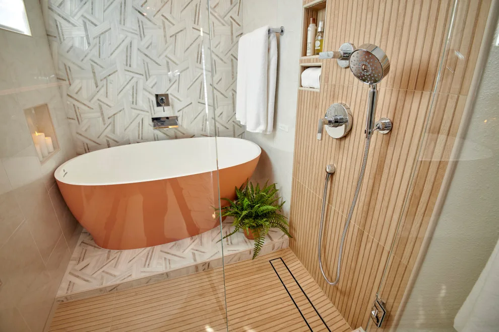 Natural and Intimate Spa Bathroom by Signature Designs Kitchen | Bath | Interiors - Photo 15