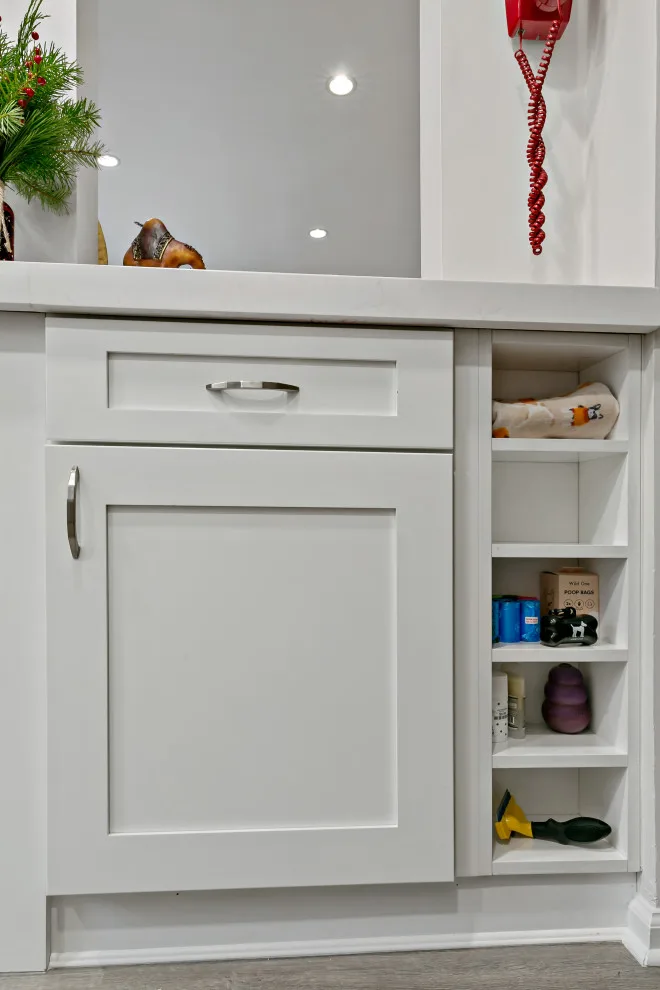 Ossining teal kitchen renovation 2021 by DreamStyle Kitchens & Baths, LLC - Photo 8