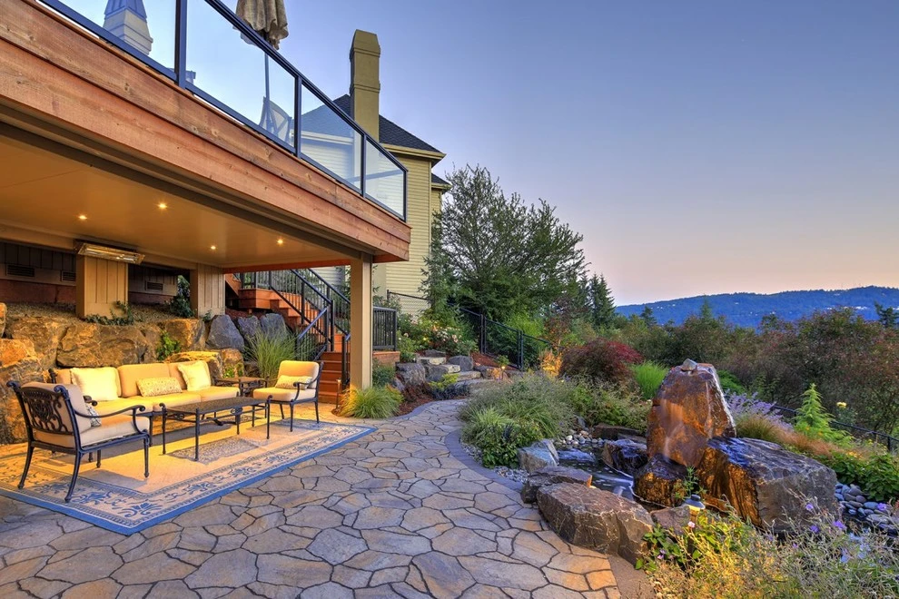 Hillside landscape and outdoor living by Alderwood Landscape Architecture And Construction - Photo 10