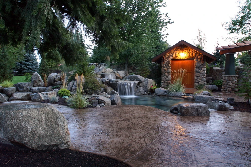 Northwest Water + Light + Concrete by Alderwood Landscape Architecture And Construction - Photo 7