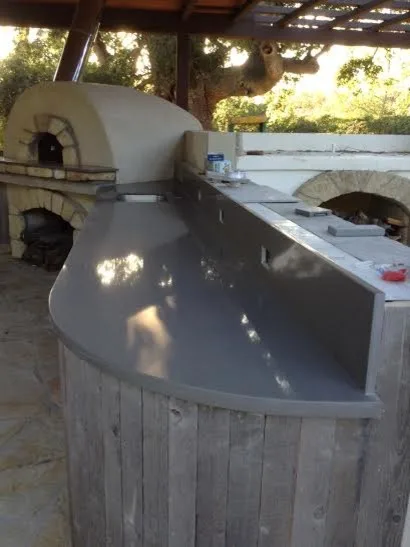 Exterior BBQ island by Sergio Garcia Marble And Tile, Inc. - Photo 2