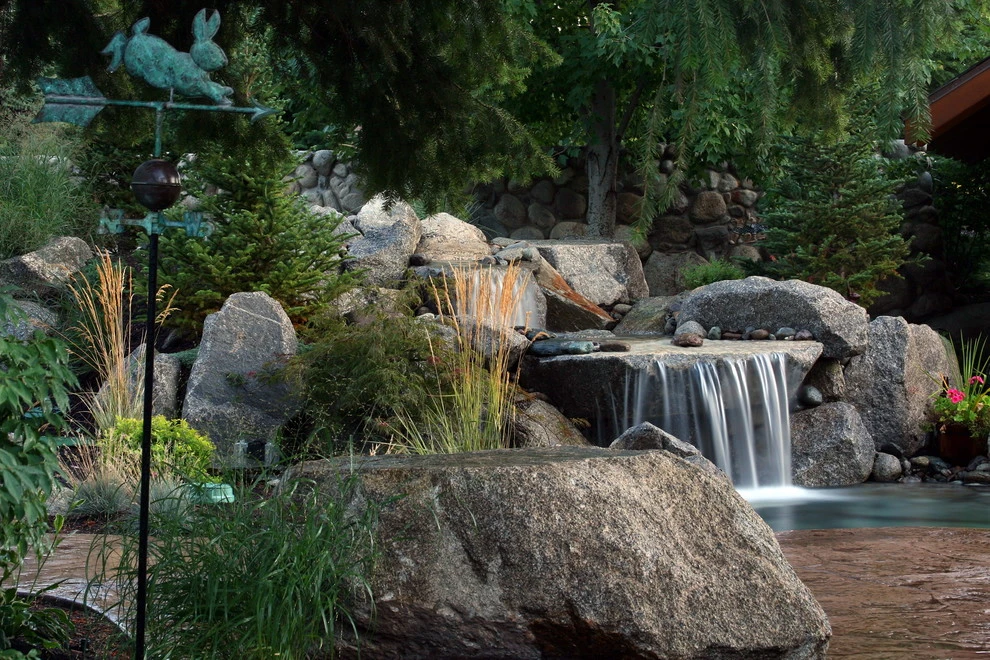 Northwest Water + Light + Concrete by Alderwood Landscape Architecture And Construction - Photo 3