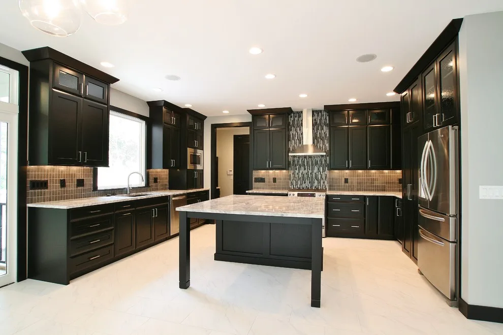 Black Kitchen Cabinets with a Fresh Coat by Finishing Touch Custom Woodworks, Inc. - Photo 8