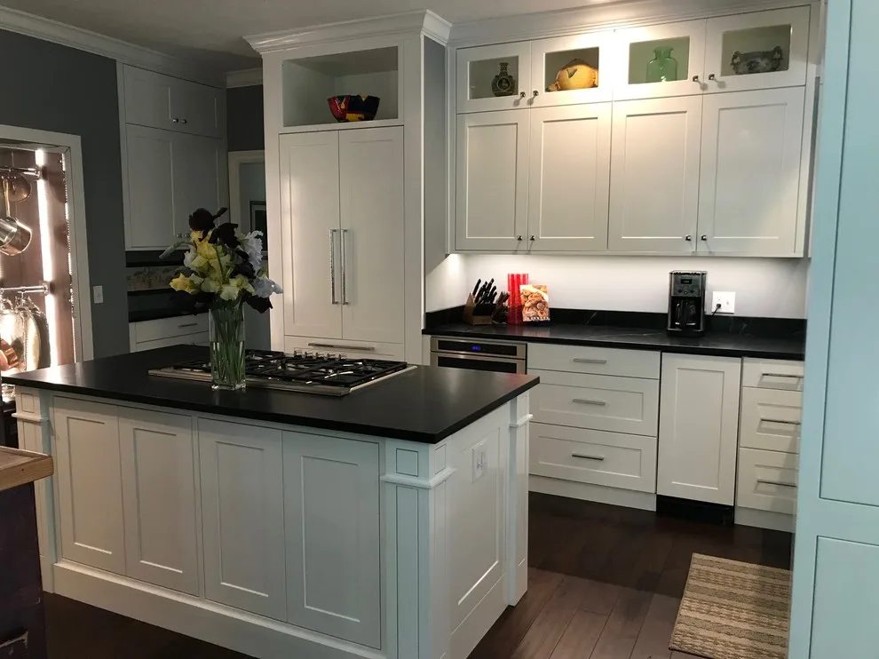 White Kitchen Cabinet Revamp by Finishing Touch Custom Woodworks, Inc. - Photo 23