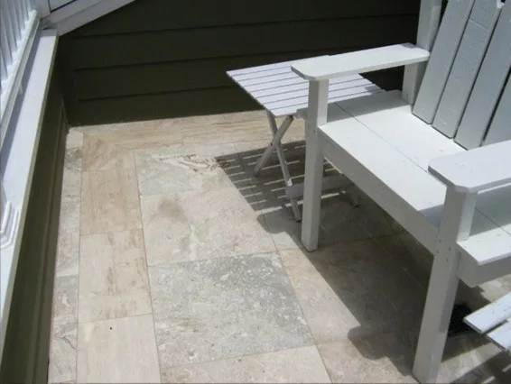 outdoor terrace by Sergio Garcia Marble And Tile, Inc. - Photo 2