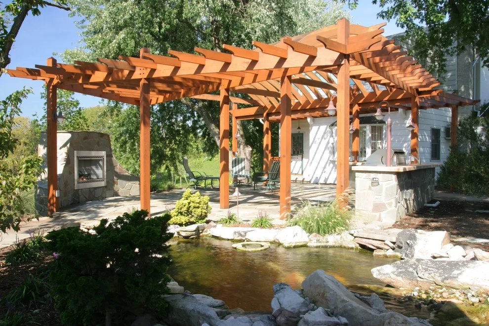 Alfresco Cooking Area with Hearth by Excel Remodeling - Photo 3