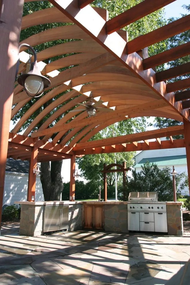 Alfresco Cooking Area with Hearth by Excel Remodeling - Photo 8