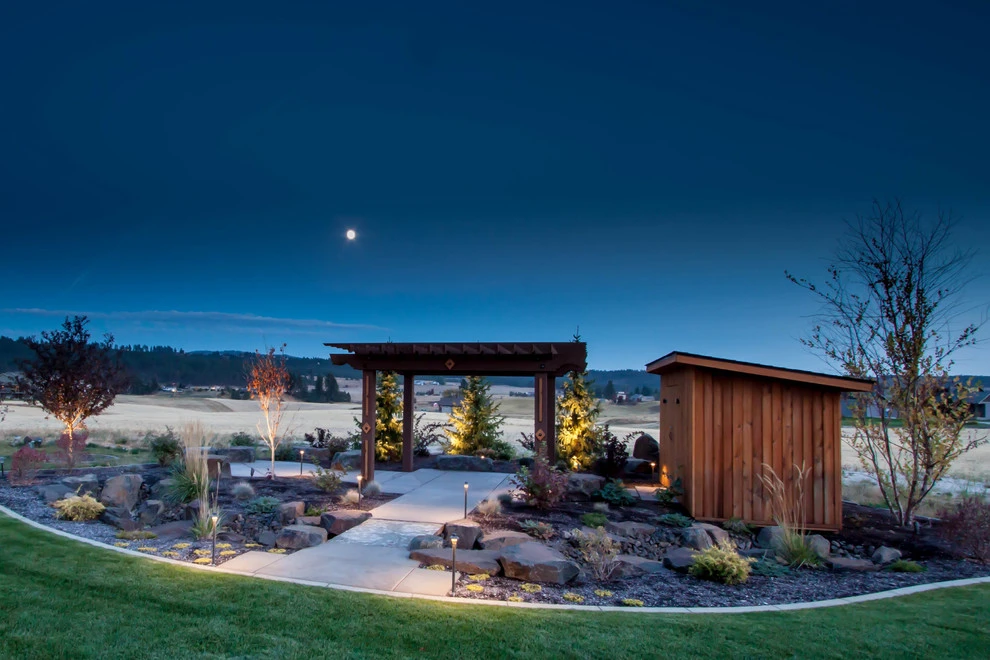 North Spokane Estate Retreat + Water by Alderwood Landscape Architecture And Construction - Photo 11