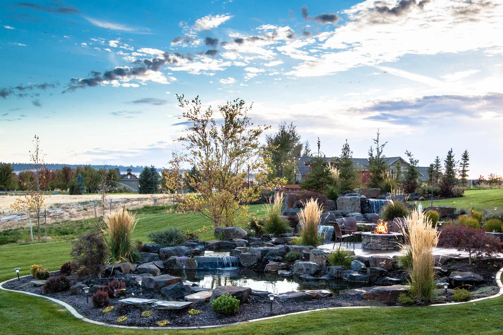 North Spokane Estate Retreat + Water by Alderwood Landscape Architecture And Construction - Photo 10