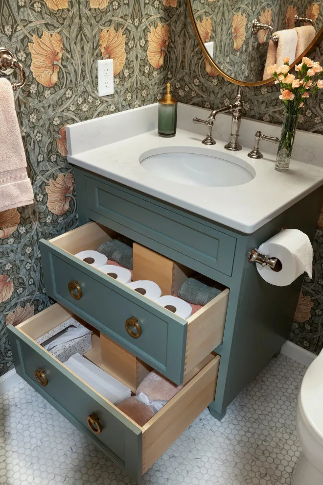 Pimpernel in the Greenery Powder Bath by Crystal Kitchen + Bath - Photo 2