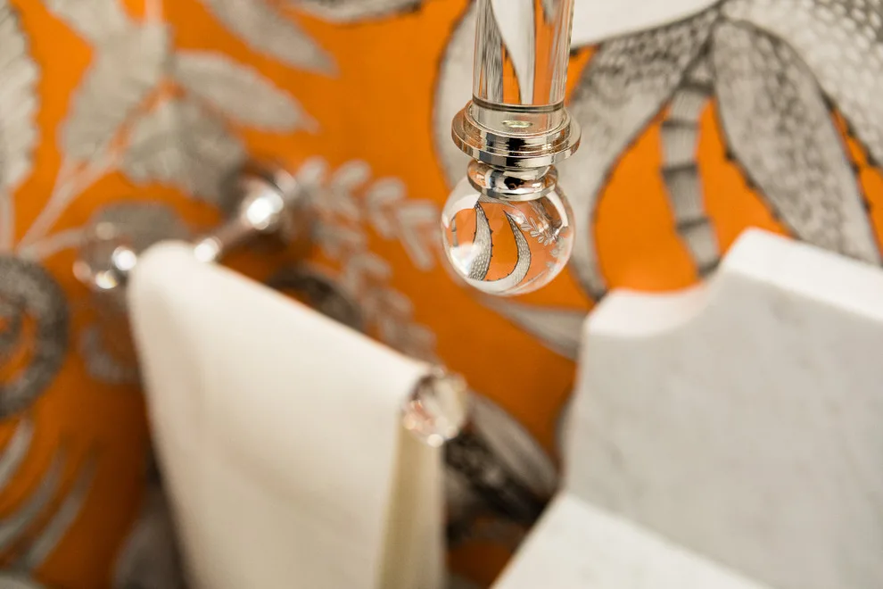 Glamorous Powder Room by MadDesigns Kitchen, Bath, Interiors - Photo 4