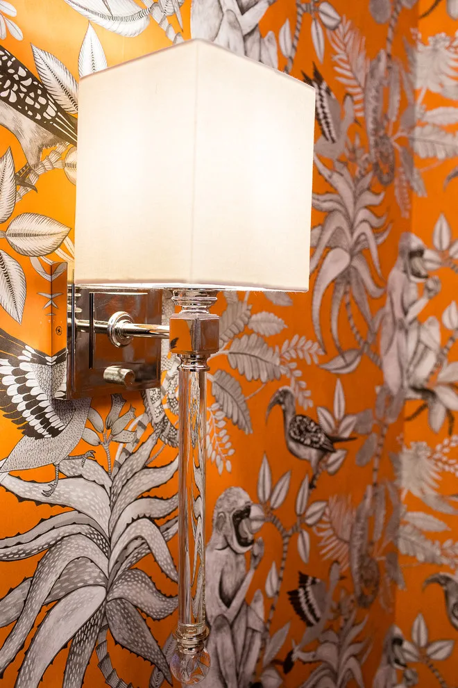 Glamorous Powder Room by MadDesigns Kitchen, Bath, Interiors - Photo 12