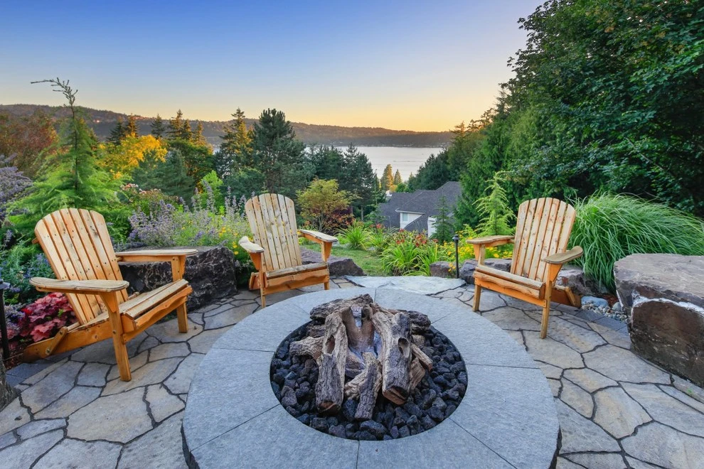 Hillside landscape and outdoor living by Alderwood Landscape Architecture And Construction - Photo 9