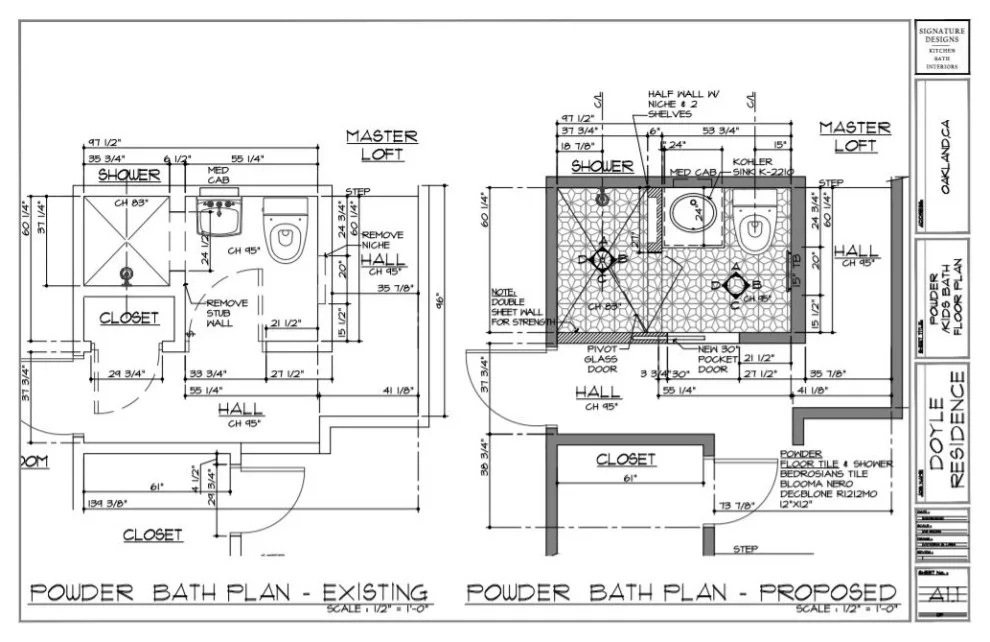 Restrooms and Household Decor by Signature Designs Kitchen | Bath | Interiors - Photo 21