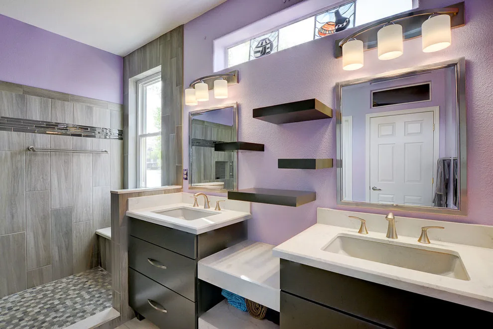 Lavender Fantasy Bath in Sun City Anthem by Las Vegas Remodel & Construction - Photo 8