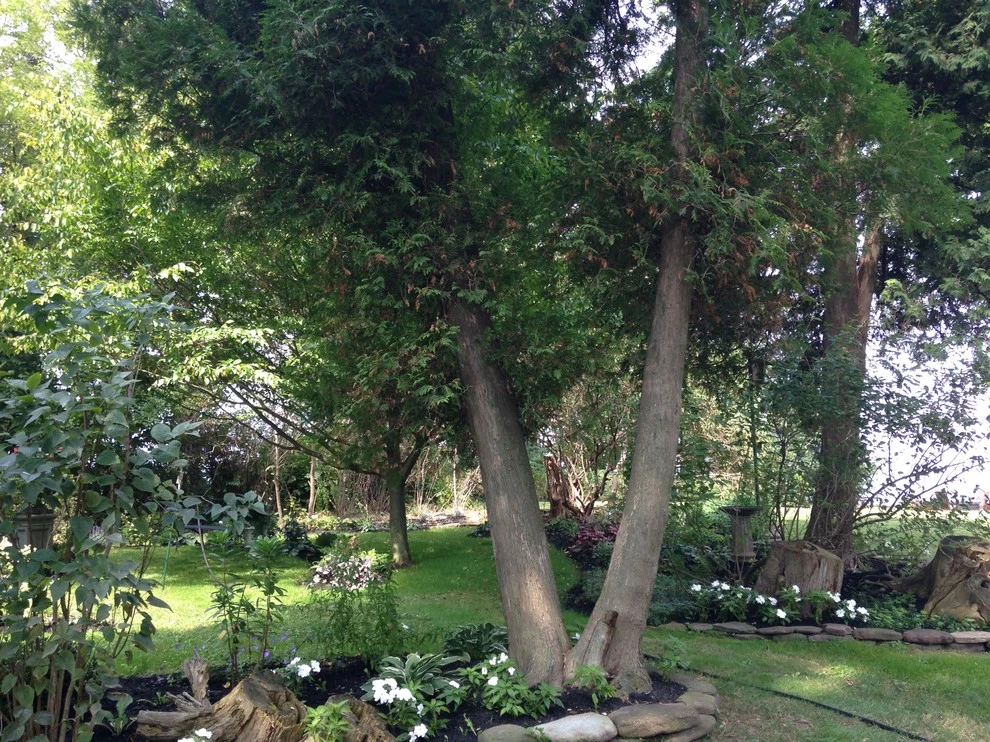 Renovated Lake property gardens by Aureli Landscaping & Custom Stone Work - Photo 2
