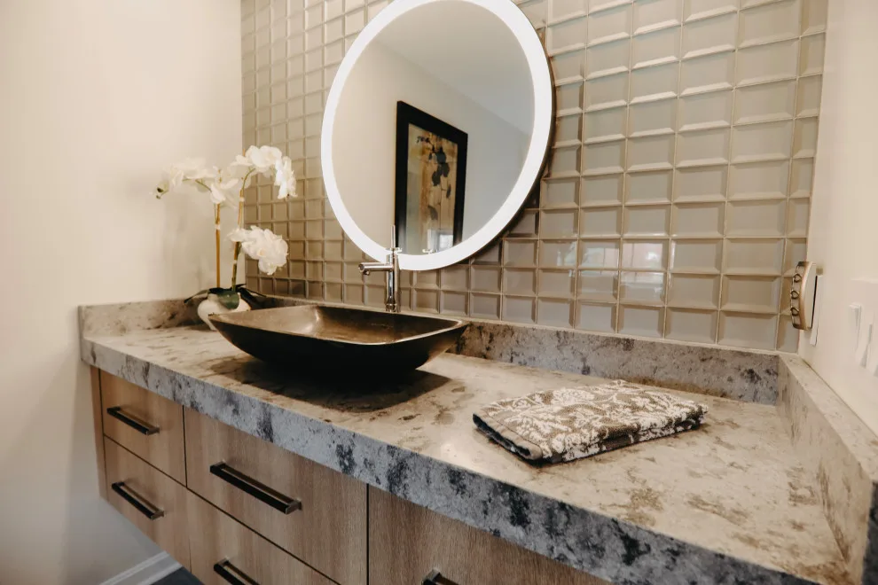 Asian-Inspired Main Bathroom by Corvin's Floor Coverings & Cabinetry - Photo 5