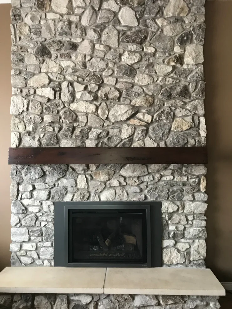 Custom Mantel for Rainbow Lakes by Erin Welner Interiors, LLC - Photo 3