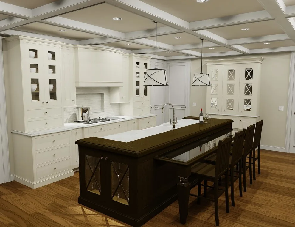 Country Estate Before and After Photo Rendering by Kitchen & Bath Designs By Leah LLC - Photo 2