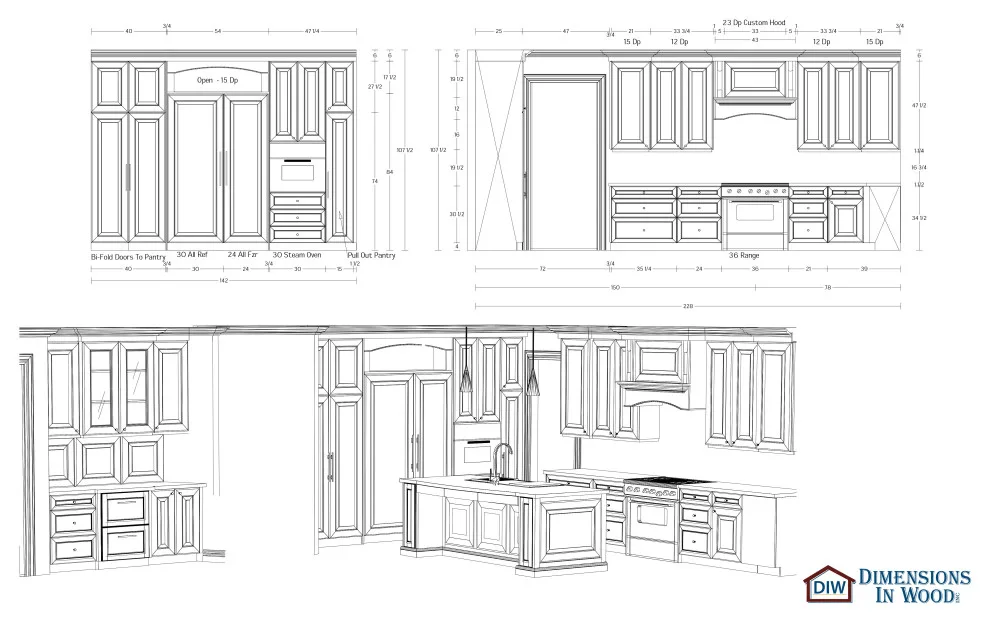 Kitchen, Hearth Room, and Breakfast Nook Renovation by Dimensions In Wood Inc - Photo 9
