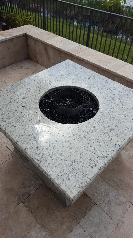 Square Outdoor Fire Tables by Broward Landscape, Inc. - Photo 4