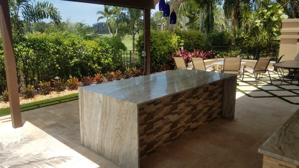Modern Outdoor Kitchens & Bars by Broward Landscape, Inc. - Photo 7