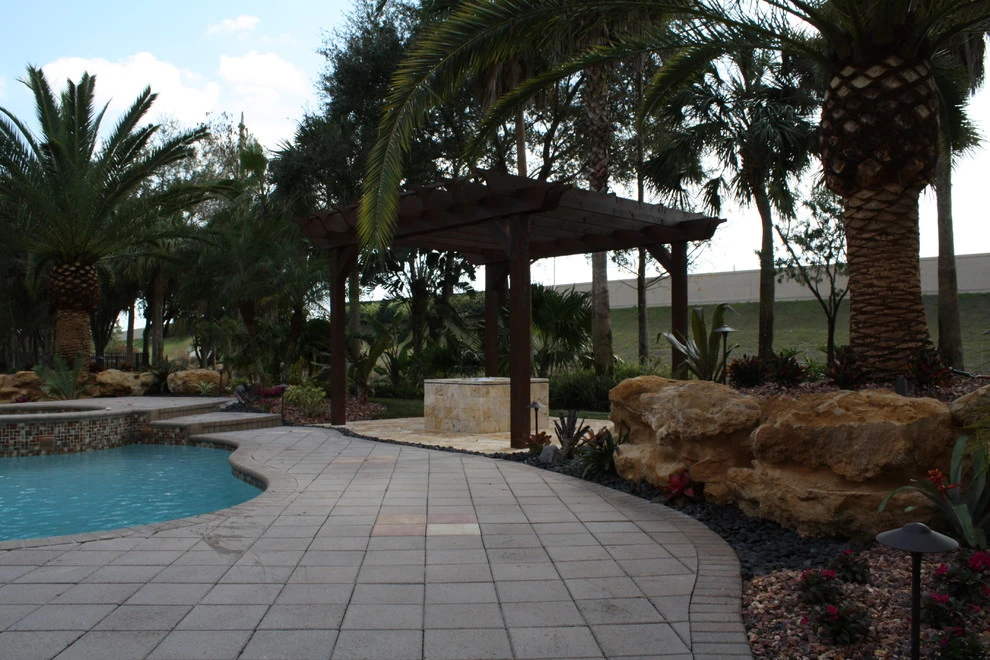 Stone Landscape Rock Border Walls by Broward Landscape, Inc. - Photo 19