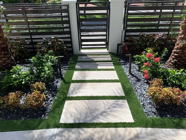 Synthetic Turf Decorative Patterns by Broward Landscape, Inc. - Photo 4