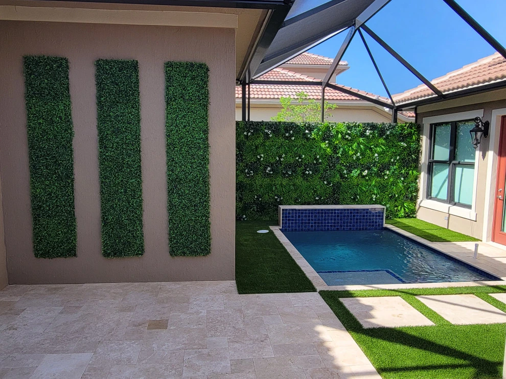 Plunge Pool Artificial Turf by Broward Landscape, Inc. - Photo 4